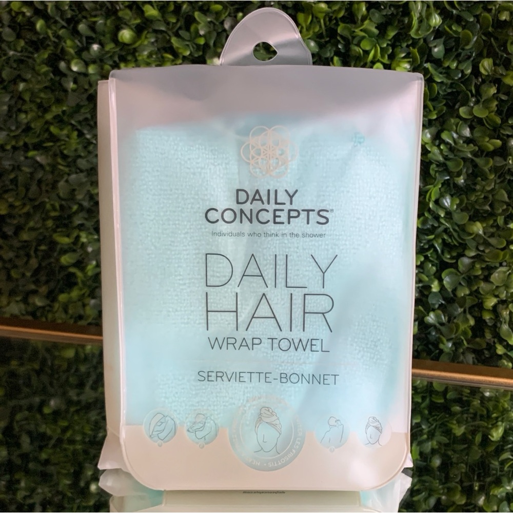 Hair Wrap Towel | Daily Concepts | NEW | Teal Blue | Your Hair Wrap Towel